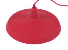 Lampa podwieszana LED żyrandol obudowa gumowa czerwona 11W [LAM11]