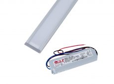 Profil Wpuszczany LED 1m 37W aluminiowy [L1M37]