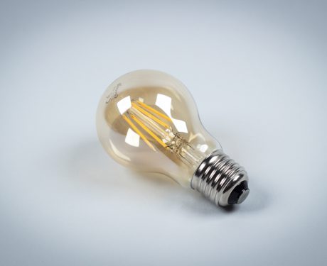Żarówka LED Retro Edison A60 Amber Glass 4W E27 [FL7B04]