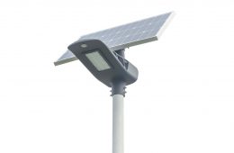 Lampa uliczna solarna LED Greenie Bluetooth, PIR, RGB