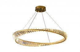 Lampa wisząca LED Abigali Cristal 36W 3000K , złoty, glamour